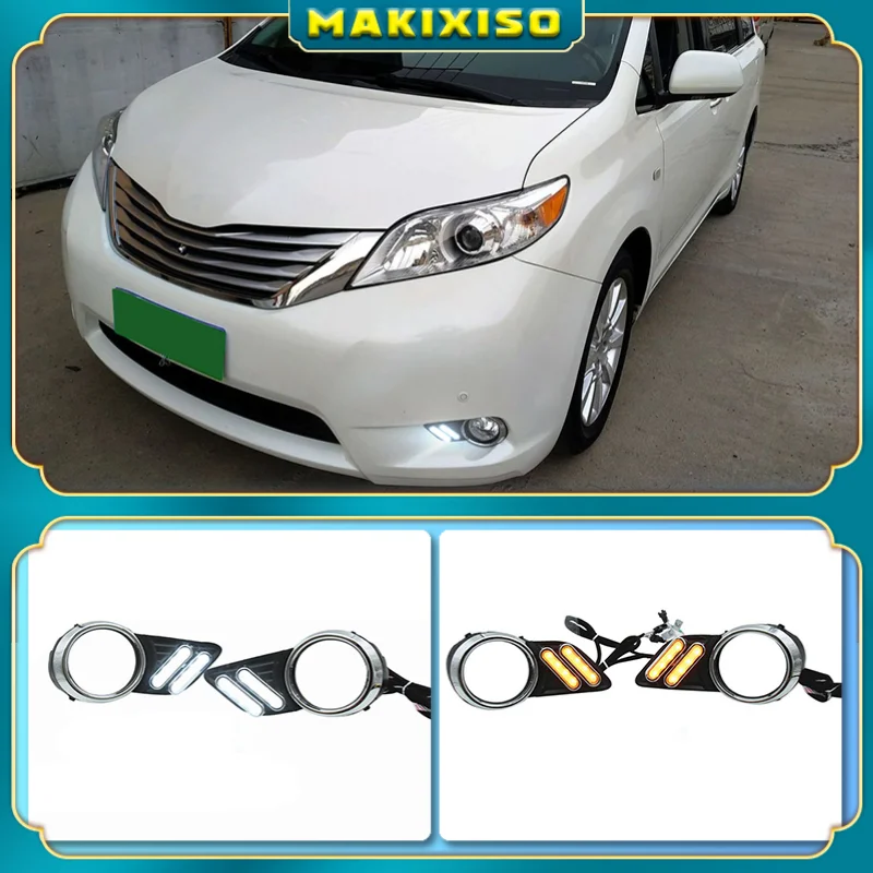 1Pair DRL For TOYOTA WISH Sienna 2012 2013 Daytime Running Light Fog Lamp Cover Signal
1Pair DRL For TOYOTA WISH Sienna 2012 2013 Daytime Running Light Fog Lamp Cover Signal