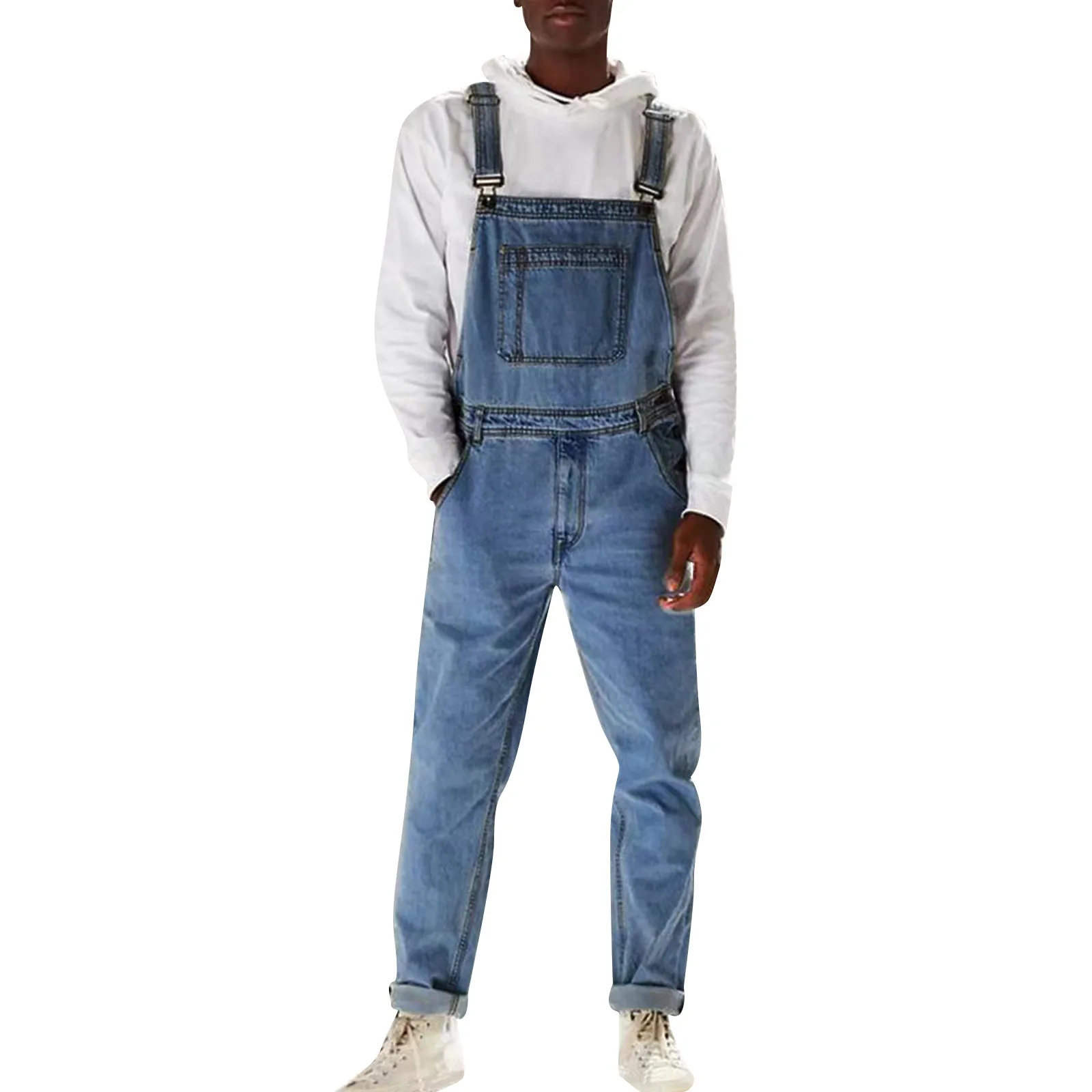 Denim Jumpsuits Male Solid Basic Overalls High Street Man New Blue Black Pants Vintage Fashion 2024 Man Casual Jeans Jumpsuit
Denim Jumpsuits Male Solid Basic Overalls High Street Man New Blue Black Pants Vintage Fashion 2024 Man Casual Jeans Jumpsuit