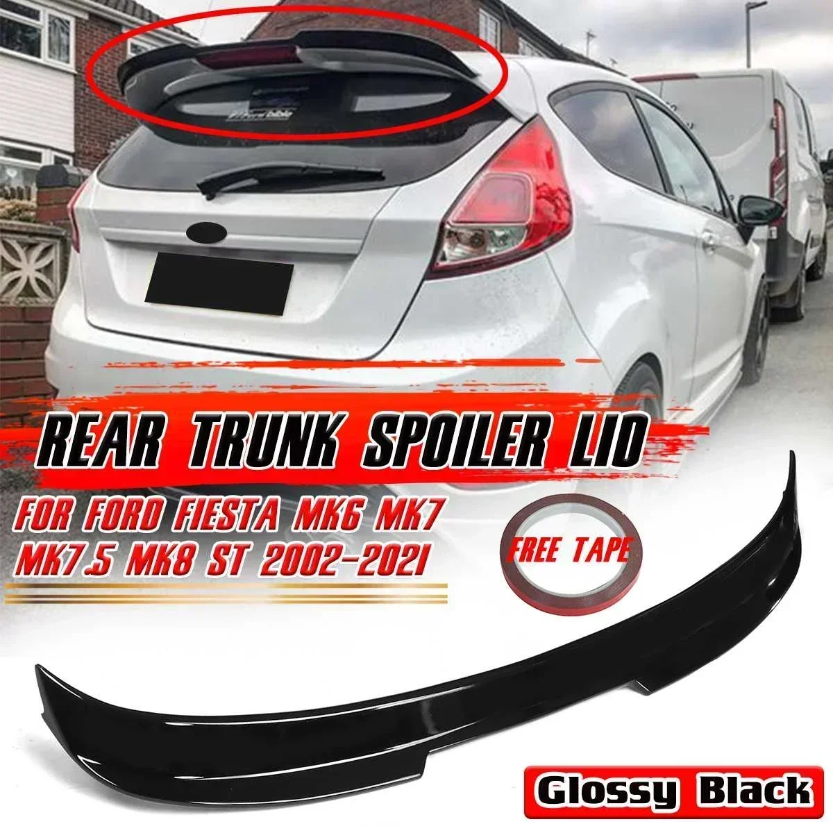 New MK7 MK7.5 Car Rear Wing Trunk Lip FOR FORD FOR FIESTA MK7 MK7.5 All Modles 2008-2018 Rear Trunk Spoiler Boot Wing Body Kit
New MK7 MK7.5 Car Rear Wing Trunk Lip FOR FORD FOR FIESTA MK7 MK7.5 All Modles 2008-2018 Rear Trunk Spoiler Boot Wing Body Kit