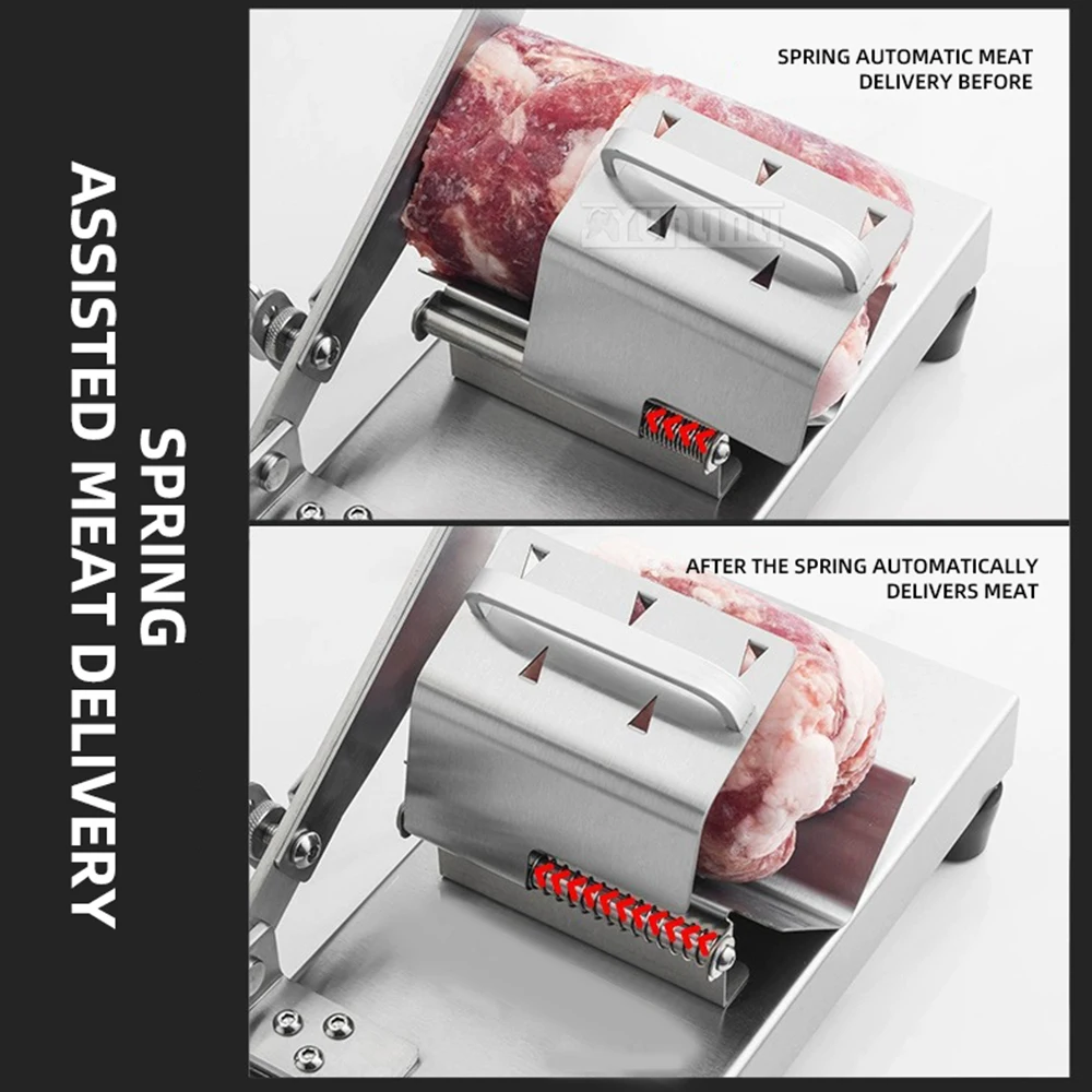 Manual Meat Slicer Stainless Steel Lamb Roll Cutter Home Kitchen Gadget Hogar Cocina
Manual Meat Slicer Stainless Steel Lamb Roll Cutter Home Kitchen Gadget Hogar Cocina