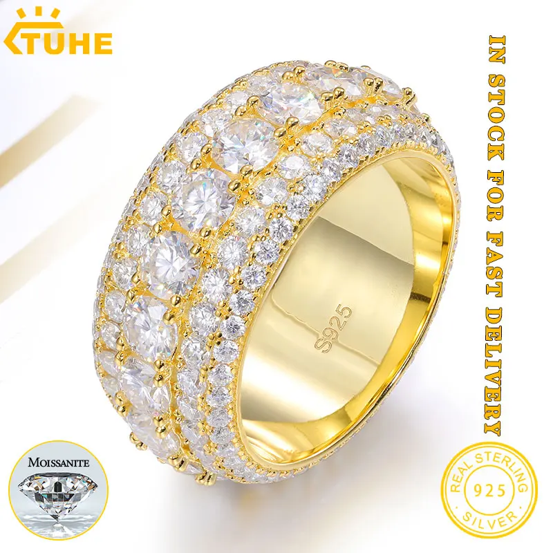 TUHE Fine Jewelry Кольца унисекс Муассанит VVS1 с сертификатом для мужчин Хип-хоп Проставка S925 Серебряные кольца Хип-хоп Ювелирные изделия
TUHE Fine Jewelry Кольца унисекс Муассанит VVS1 с сертификатом для мужчин Хип-хоп Проставка S925 Серебряные кольца Хип-хоп Ювелирные изделия