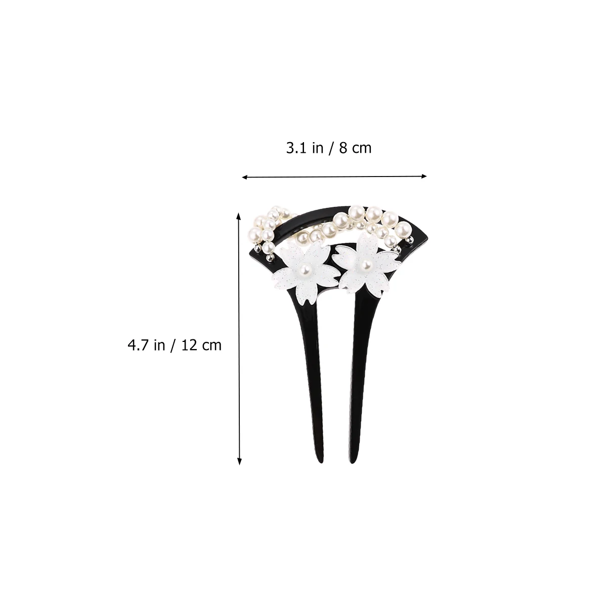 Pearl Cherry Blossom Hairpin Vintage U-Shaped Acrylic Hair Stick For Women Decorative Ancient Chinese Hair Accessories Durable
Pearl Cherry Blossom Hairpin Vintage U-Shaped Acrylic Hair Stick For Women Decorative Ancient Chinese Hair Accessories Durable