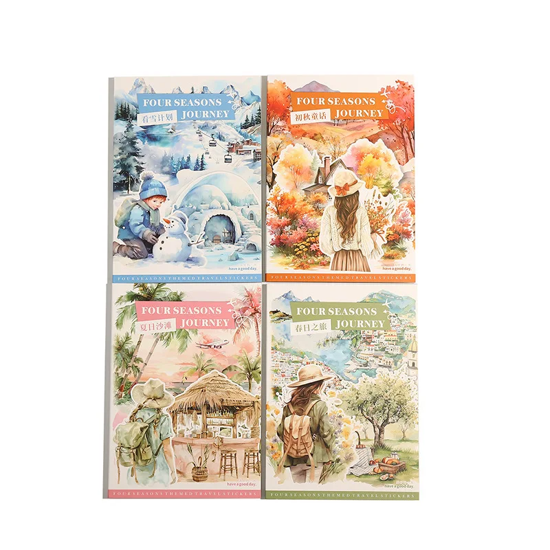 4 Seasons PET Sticker Journey Series Vintage Travel Character Material Collage Book Creative Journal
4 Seasons PET Sticker Journey Series Vintage Travel Character Material Collage Book Creative Journal