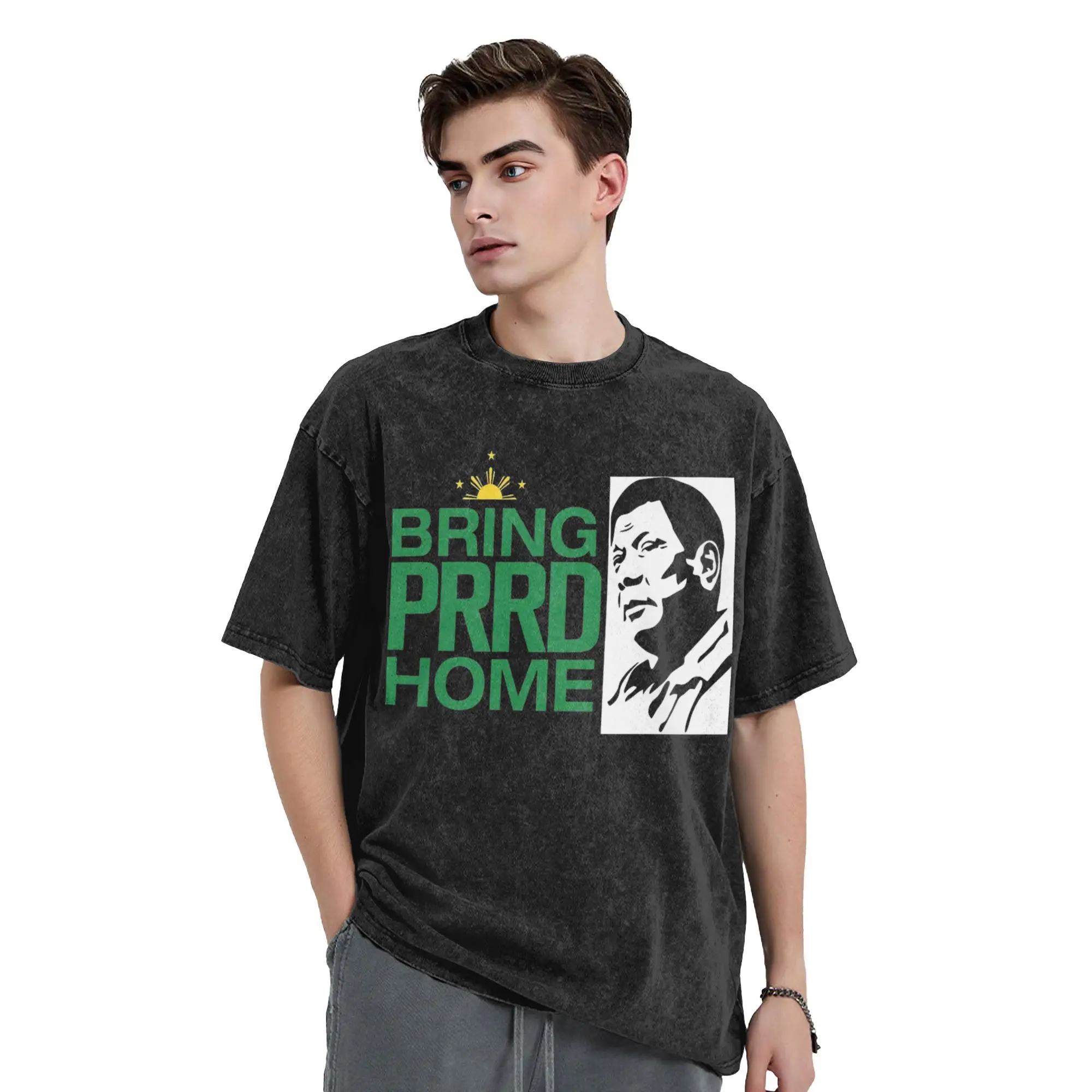 BRING PRRD HOME Duterte Washed T Shirt Streetwear Hip Hop Vintage T-Shirts Tee Shirt for Men Women 100% Cotton Oversize Printed
BRING PRRD HOME Duterte Washed T Shirt Streetwear Hip Hop Vintage T-Shirts Tee Shirt for Men Women 100% Cotton Oversize Printed