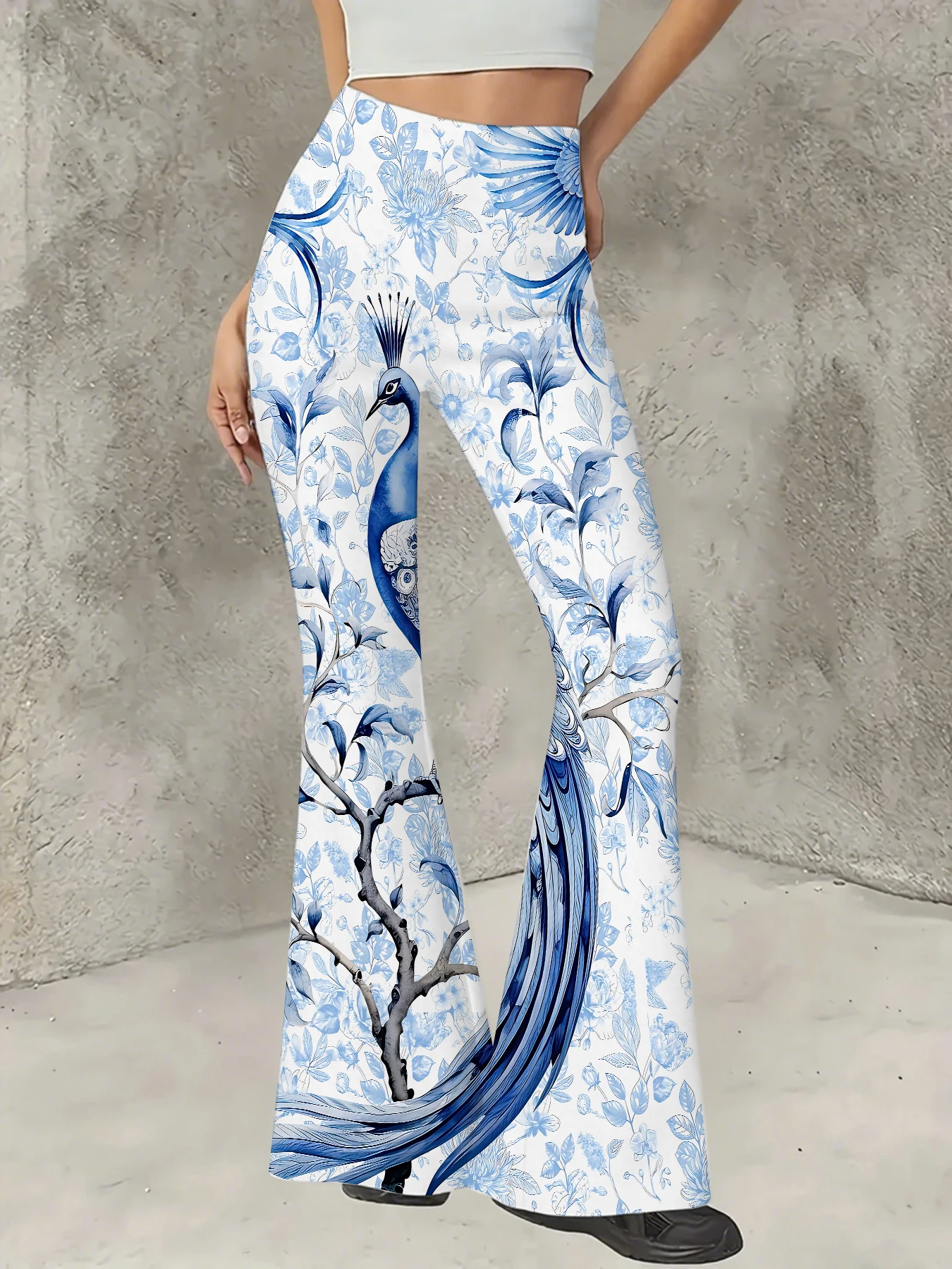 Women's All-Over Print Flared Leggings Stretchy High Waist Bell Bottom Pants
Women's All-Over Print Flared Leggings Stretchy High Waist Bell Bottom Pants