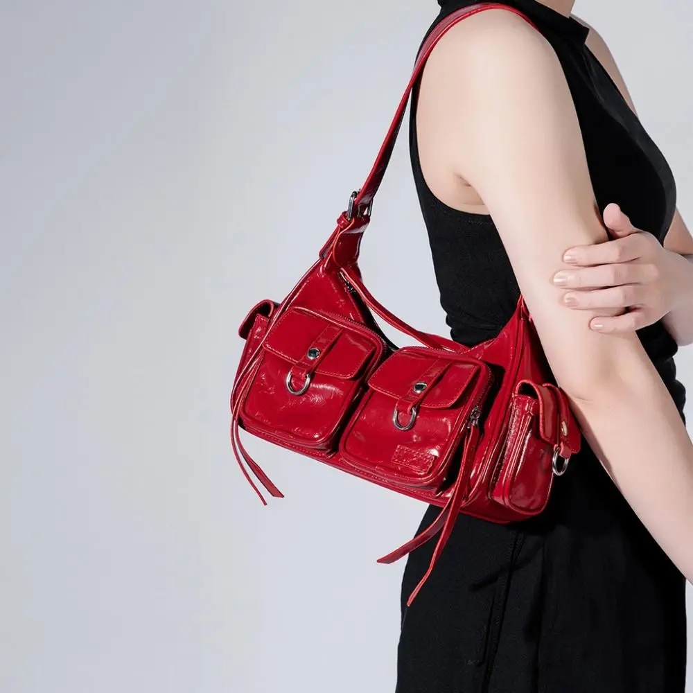 Portable Y2K Retro Shoulder Bag Spicy Girl Multi-pocket Armpit Bag Fashion Handbag Locomotive Pack Shopping
Portable Y2K Retro Shoulder Bag Spicy Girl Multi-pocket Armpit Bag Fashion Handbag Locomotive Pack Shopping