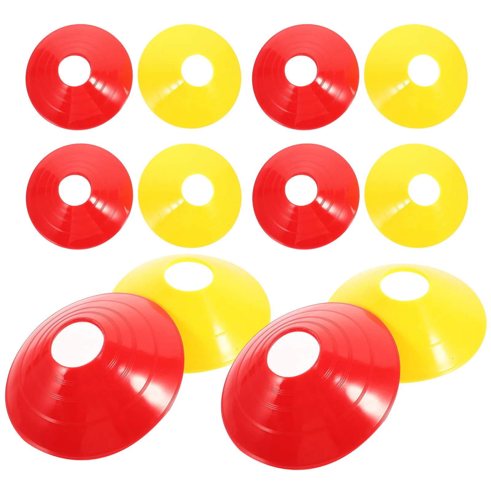 12Pcs Soccer Training Sign Discs Football Marker Pads Pe Construction Bright Colors Versatile for Field Classroom Parking Lot
12Pcs Soccer Training Sign Discs Football Marker Pads Pe Construction Bright Colors Versatile for Field Classroom Parking Lot