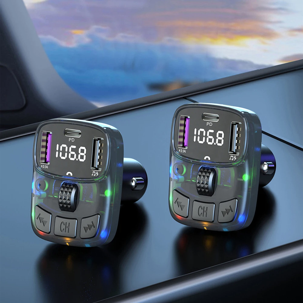 Car Mp3 Player Dual Usb Fast Charger Bluetooth 5.0 FM Transmitter Receiver Bluetooth Compatible 5.0 Fm Transmitter Usb Car Kit
Car Mp3 Player Dual Usb Fast Charger Bluetooth 5.0 FM Transmitter Receiver Bluetooth Compatible 5.0 Fm Transmitter Usb Car Kit