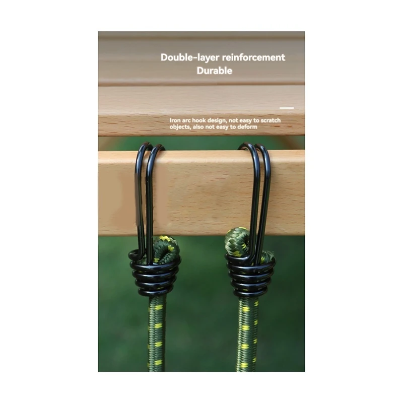 Hot Bungee Cord High Elasticity Rubber Tied Rope With Hooks Outdoor Tent Assembly Camping Luggage Tool Outdoor Accessories
Hot Bungee Cord High Elasticity Rubber Tied Rope With Hooks Outdoor Tent Assembly Camping Luggage Tool Outdoor Accessories