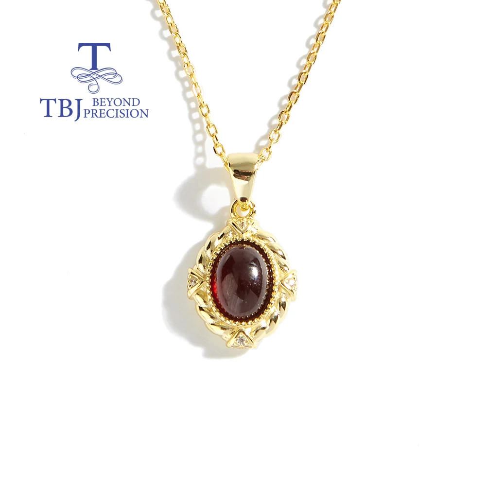 Элегантное женское ожерелье из стерлингового серебра 925 пробы с натуральным гранатом, овальное ожерелье 6*8 мм, подвеска с драгоценными камнями для подарков на годовщину, день рождения
Элегантное женское ожерелье из стерлингового серебра 925 пробы с натуральным гранатом, овальное ожерелье 6*8 мм, подвеска с драгоценными камнями для подарков на годовщину, день рождения