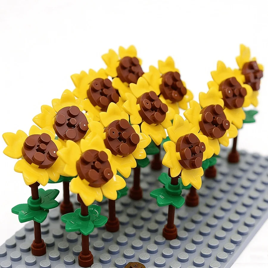 16 Set DIY Sunflower Building Blocks Garden Farm Scene MOC Flower Bricks Kit Creative Educational Assembly Toy for Children
16 Set DIY Sunflower Building Blocks Garden Farm Scene MOC Flower Bricks Kit Creative Educational Assembly Toy for Children