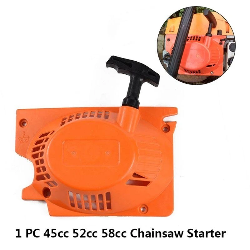 Y1UD Lawn Mower Starter Spare Part 45cc 52cc 58cc Chainsaw Parts Single Recoil Pull Starter Assembly for Outdoor Garden
Y1UD Lawn Mower Starter Spare Part 45cc 52cc 58cc Chainsaw Parts Single Recoil Pull Starter Assembly for Outdoor Garden
