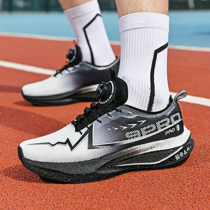 Brand Men's Carbon Plate Running Shoes Soft Cushion Shock Absorbing Sports Shoes Unisex Sneakers Light Anti-Slip Training Shoes
Brand Men's Carbon Plate Running Shoes Soft Cushion Shock Absorbing Sports Shoes Unisex Sneakers Light Anti-Slip Training Shoes