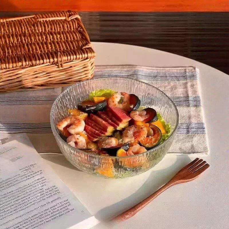 Large Capacity Creative Salad Bowl Vegetable Glass Bowl Irregular Fruit Bowl Home Use Dining Utensils Unique Design Bowl
Large Capacity Creative Salad Bowl Vegetable Glass Bowl Irregular Fruit Bowl Home Use Dining Utensils Unique Design Bowl
