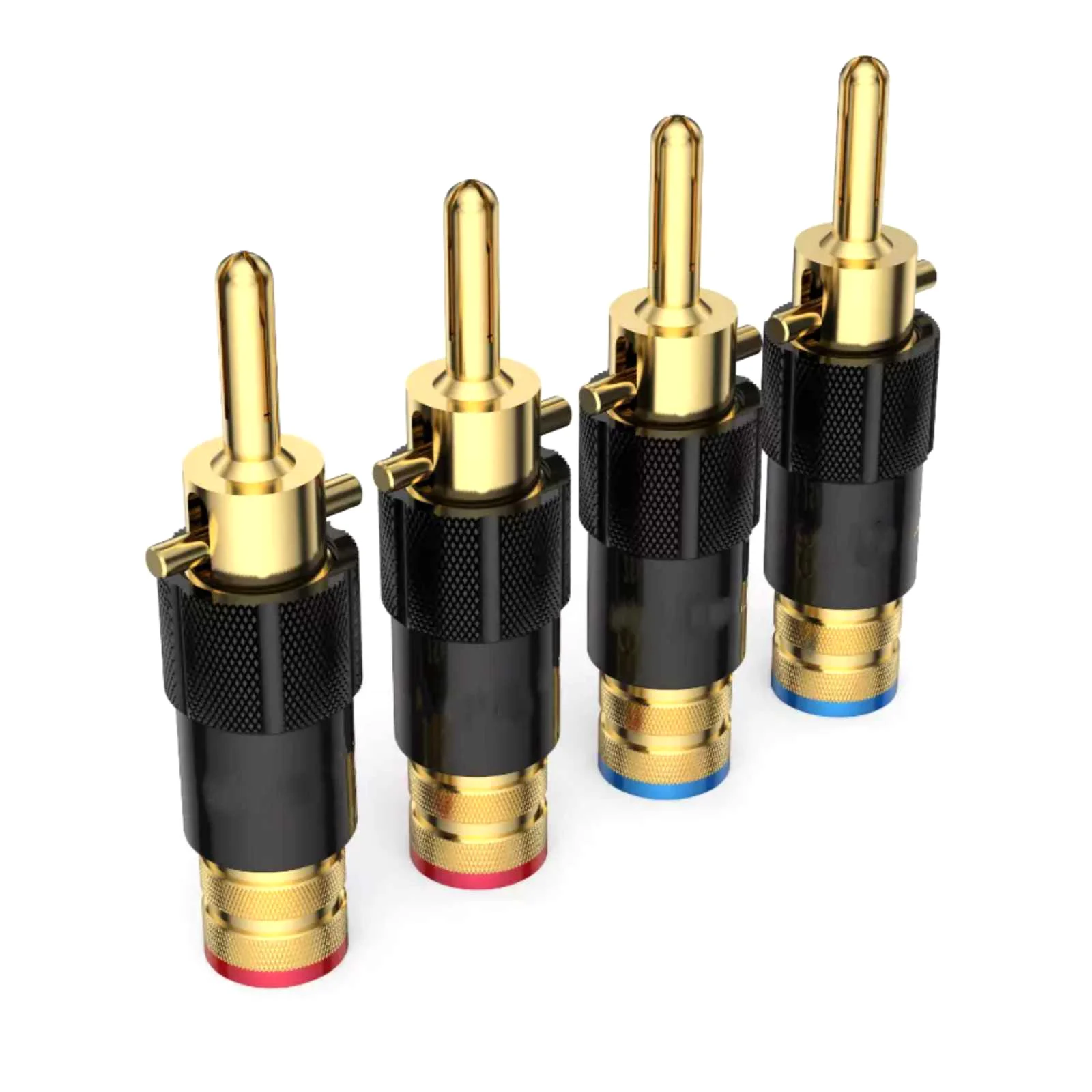 4pcs Brass Speaker Banana Plug Rhodium/Gold Plated HiFi Audio 4mm Adapter with Dual Screw Lock
4pcs Brass Speaker Banana Plug Rhodium/Gold Plated HiFi Audio 4mm Adapter with Dual Screw Lock