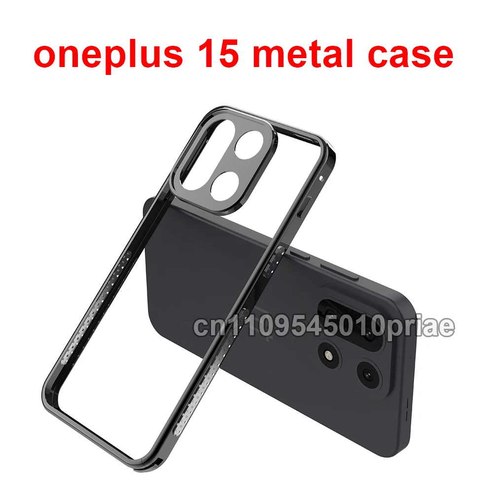 Ультралегкий металлический чехол для телефона с теплоотводом для OnePlus 15, защита объектива из сплава, противоударный бампер-накладка
Ультралегкий металлический чехол для телефона с теплоотводом для OnePlus 15, защита объектива из сплава, противоударный бампер-накладка