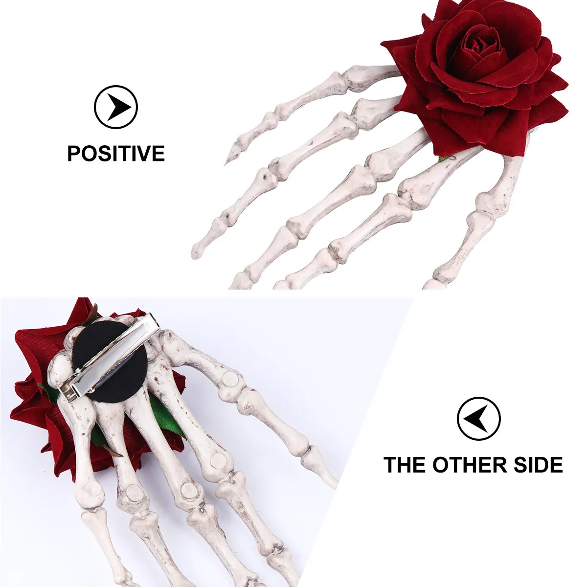 Halloween Hair Clip with Rose Decor Premium Material Chic Skull Design for Women Girls Hair Accessories
Halloween Hair Clip with Rose Decor Premium Material Chic Skull Design for Women Girls Hair Accessories