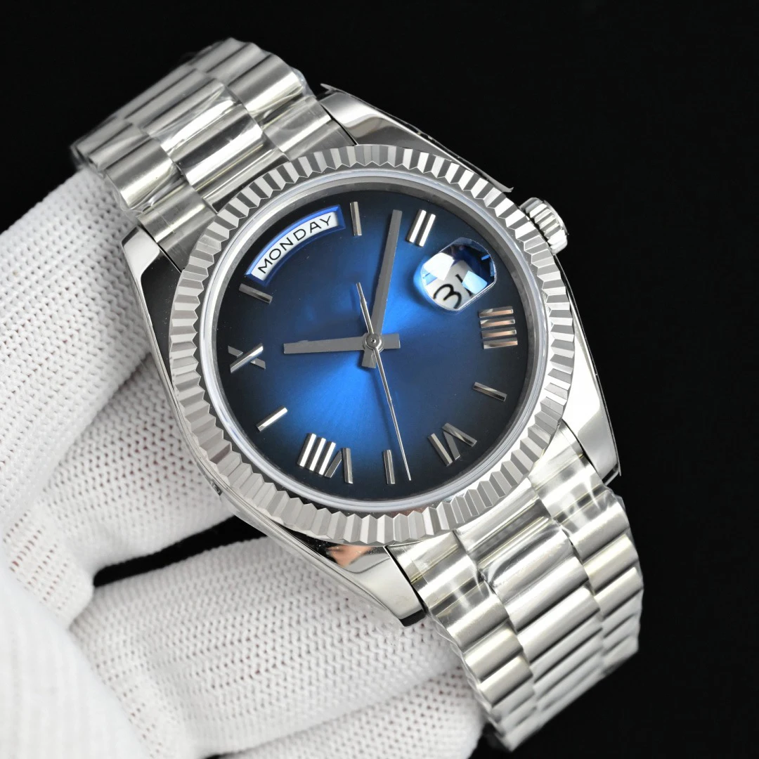Customized watch, 40mm, sapphire glass mirror, custom integrated movement, stainless steel strap
Customized watch, 40mm, sapphire glass mirror, custom integrated movement, stainless steel strap