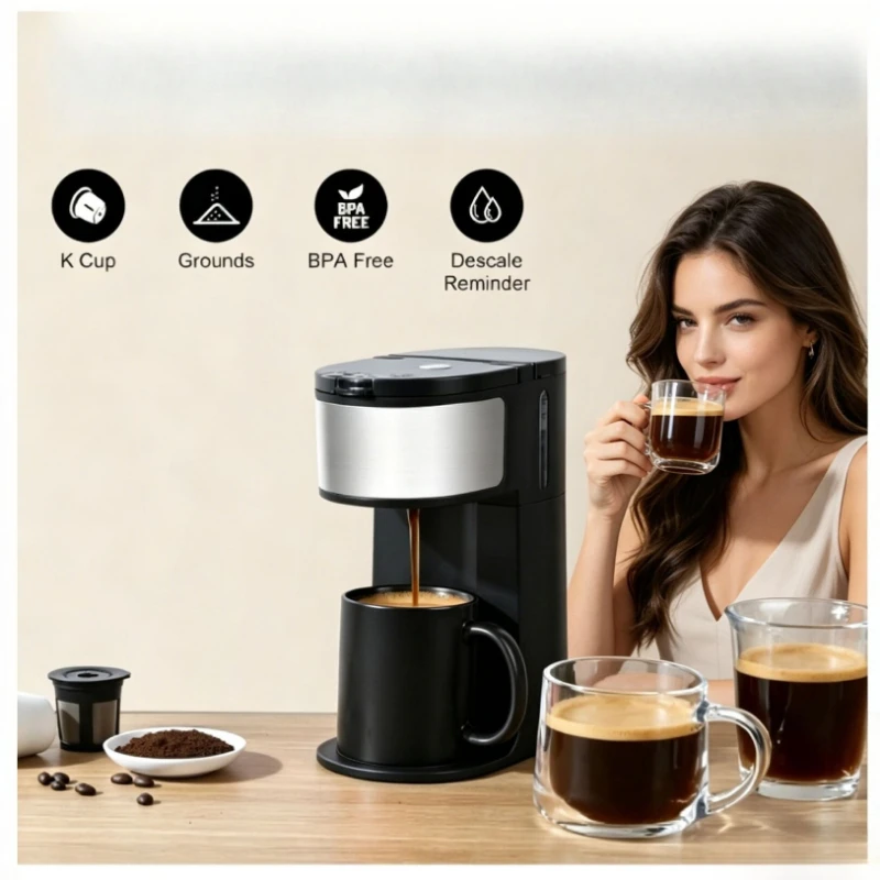 Household small American KCUP coffee machine K cup capsule single cup coffee machine
Household small American KCUP coffee machine K cup capsule single cup coffee machine