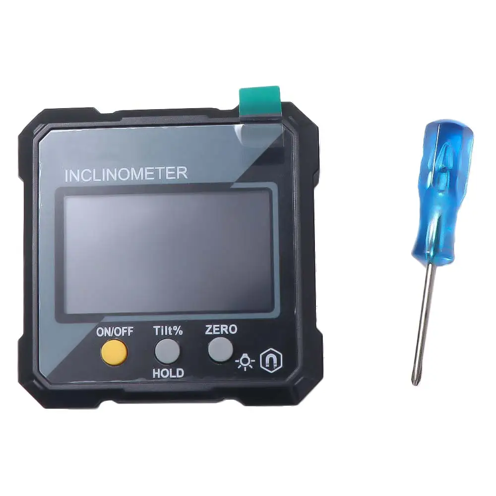 Waterproof Electronic Angle Protractor Single-sided Magnetic LCD Backlight Digital Inclinometer High-precision Slope Meter
Waterproof Electronic Angle Protractor Single-sided Magnetic LCD Backlight Digital Inclinometer High-precision Slope Meter