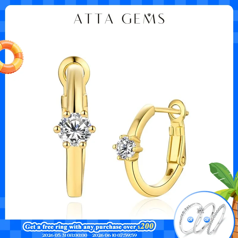 ATTAGEMS Women’s Earring Test Passed Moissanite VVS1 D Color Round Cut 3.5MM Diamond 925 Sterling Silver Earrings Fine Jewelry
ATTAGEMS Women’s Earring Test Passed Moissanite VVS1 D Color Round Cut 3.5MM Diamond 925 Sterling Silver Earrings Fine Jewelry