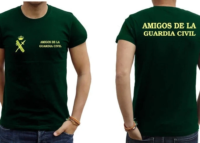 Spain Amigos De La Civil Guard T-Shirt Short Sleeve Casual 100% Cotton Shirts
Spain Amigos De La Civil Guard T-Shirt Short Sleeve Casual 100% Cotton Shirts