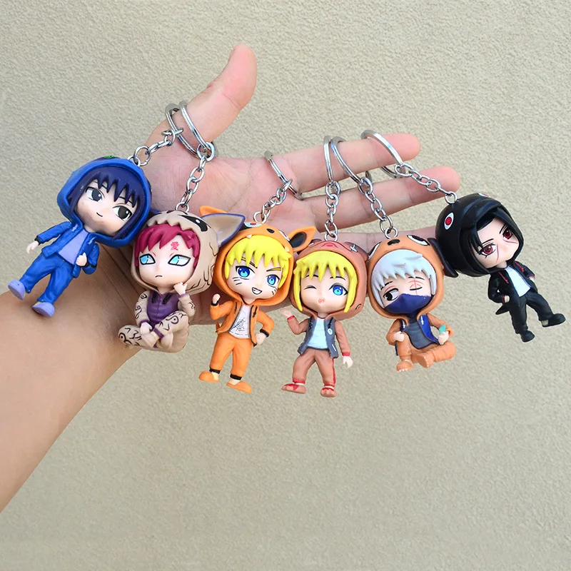 6 шт./компл. Наруто аниме мультяшная фигурка Саске Какаши Гаара Итачи Учиха брелок украшение для рюкзака кулон подарок 
6 шт./компл. Наруто аниме мультяшная фигурка Саске Какаши Гаара Итачи Учиха брелок украшение для рюкзака кулон подарок