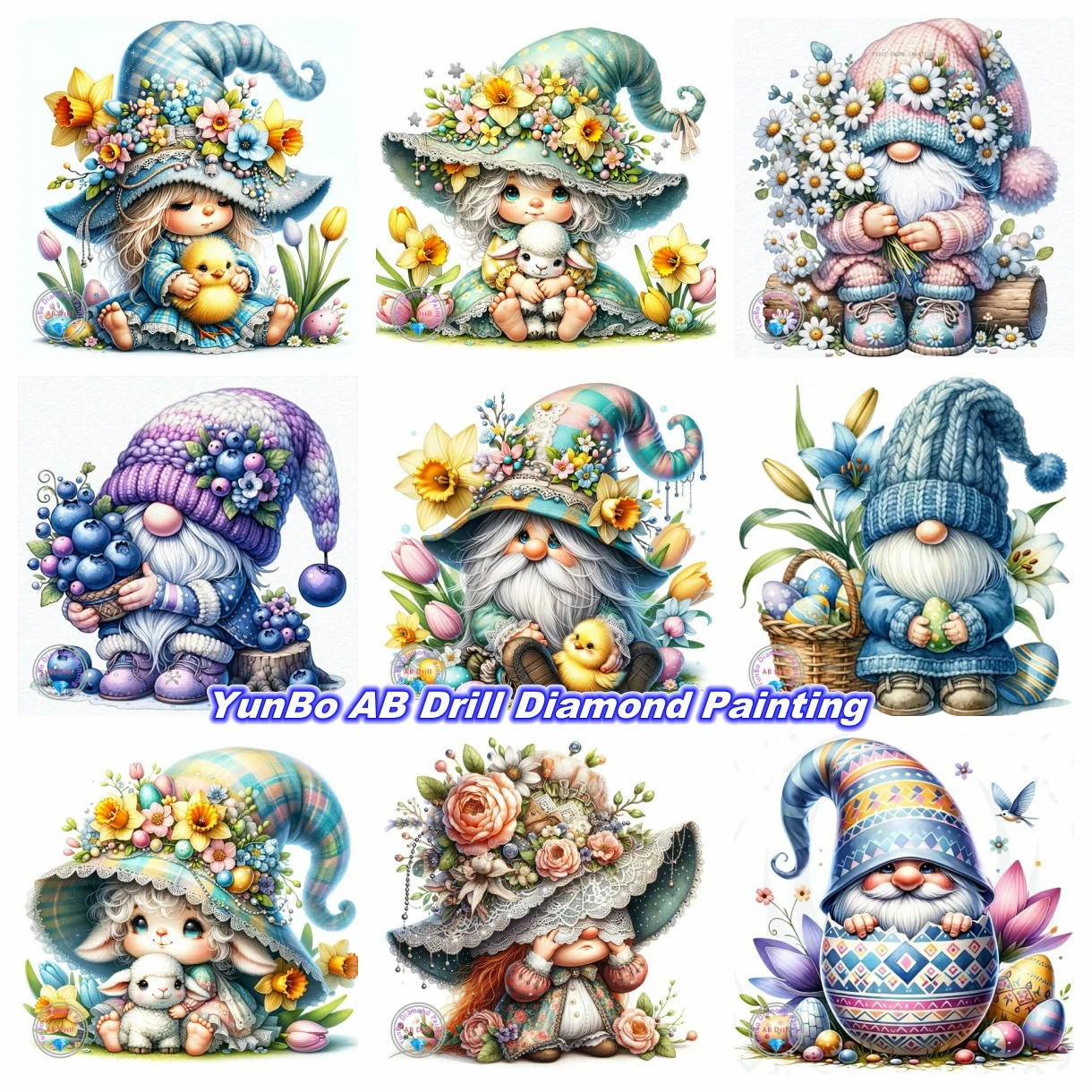Cartoon Easter Gnome 5D DIY AB Diamond Painting Embroidery Cute Girl Rabbit Cross Stitch Rhinestones Craft Home Decor Kids Gifts
Cartoon Easter Gnome 5D DIY AB Diamond Painting Embroidery Cute Girl Rabbit Cross Stitch Rhinestones Craft Home Decor Kids Gifts