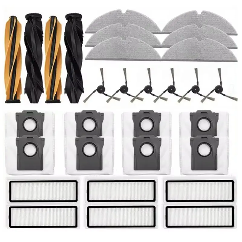 【ADORN】Replacement Parts 28PCS Main Brush, Side Brush, Filter, Mop Cloth, Dust Bag For Dreame D20 Plus/For Dreame D20 Vacuum Cle
【ADORN】Replacement Parts 28PCS Main Brush, Side Brush, Filter, Mop Cloth, Dust Bag For Dreame D20 Plus/For Dreame D20 Vacuum Cle