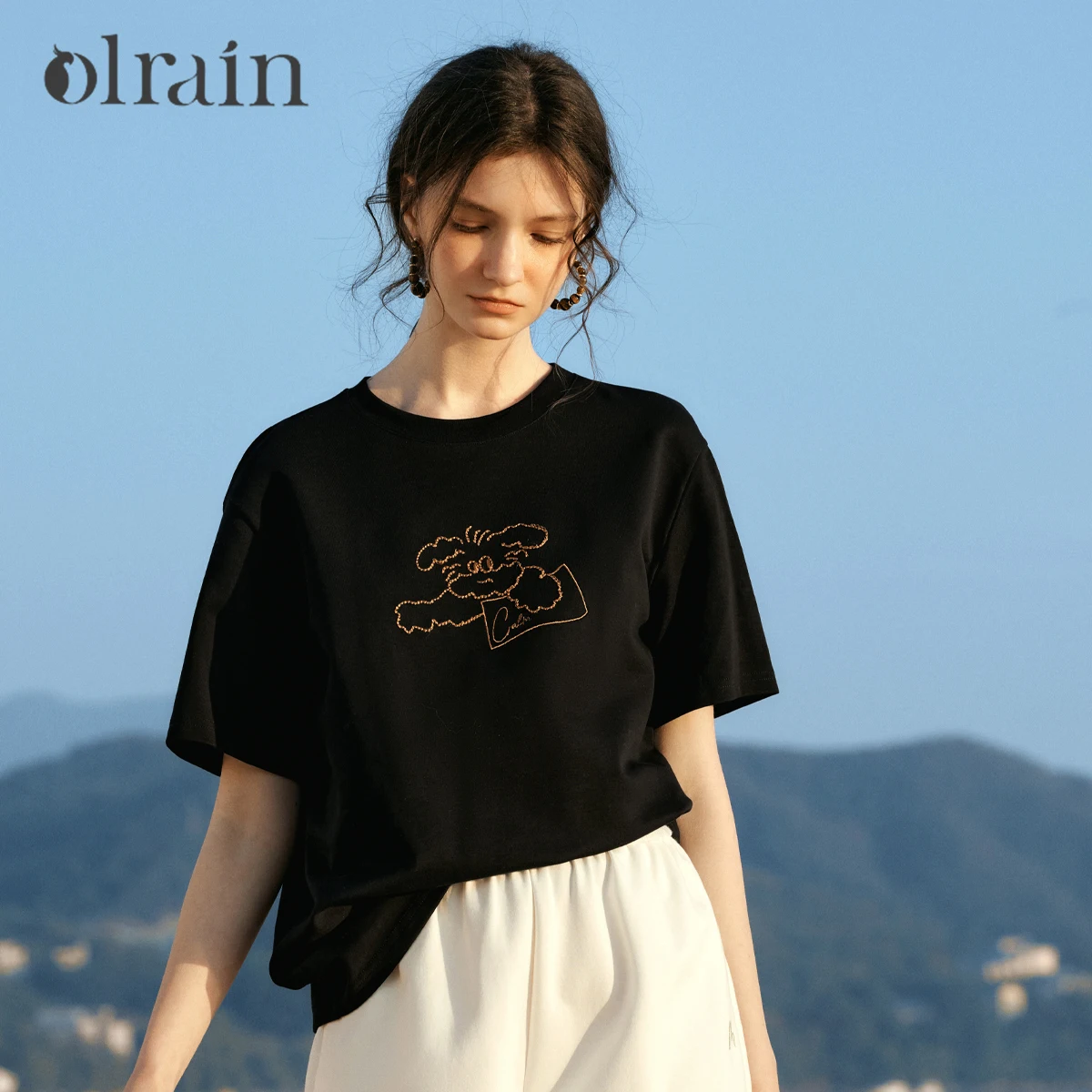 OLrain Women's Black Casual T-Shirt Puppy Embroidery Design Crew Neck Loose Short Sleeve Top 2026 New Summer Tee O58XT005605
OLrain Women's Black Casual T-Shirt Puppy Embroidery Design Crew Neck Loose Short Sleeve Top 2026 New Summer Tee O58XT005605