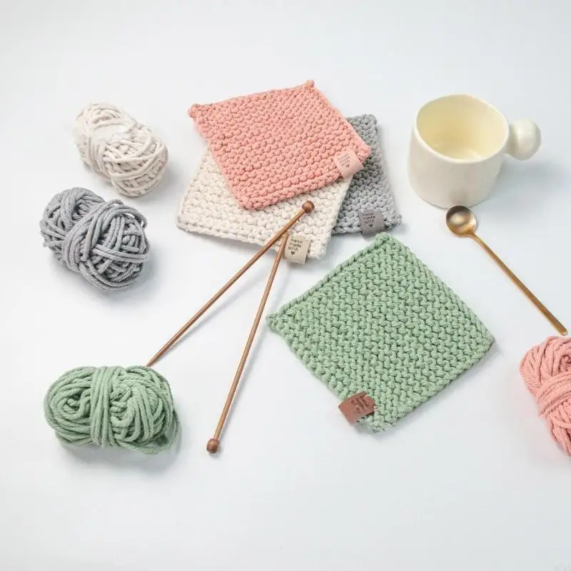 97BA DIY Macrame Knitting Kits Needle Cotton Rope Knitting Yarn for Beginners
97BA DIY Macrame Knitting Kits Needle Cotton Rope Knitting Yarn for Beginners