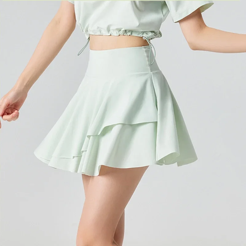 Women Tennis Skirts High Waist Sport Pleated Skorts Fake Two Piece Badminton Yoga Shorts Gym Fitness Running Short Skirts Pocket
Women Tennis Skirts High Waist Sport Pleated Skorts Fake Two Piece Badminton Yoga Shorts Gym Fitness Running Short Skirts Pocket