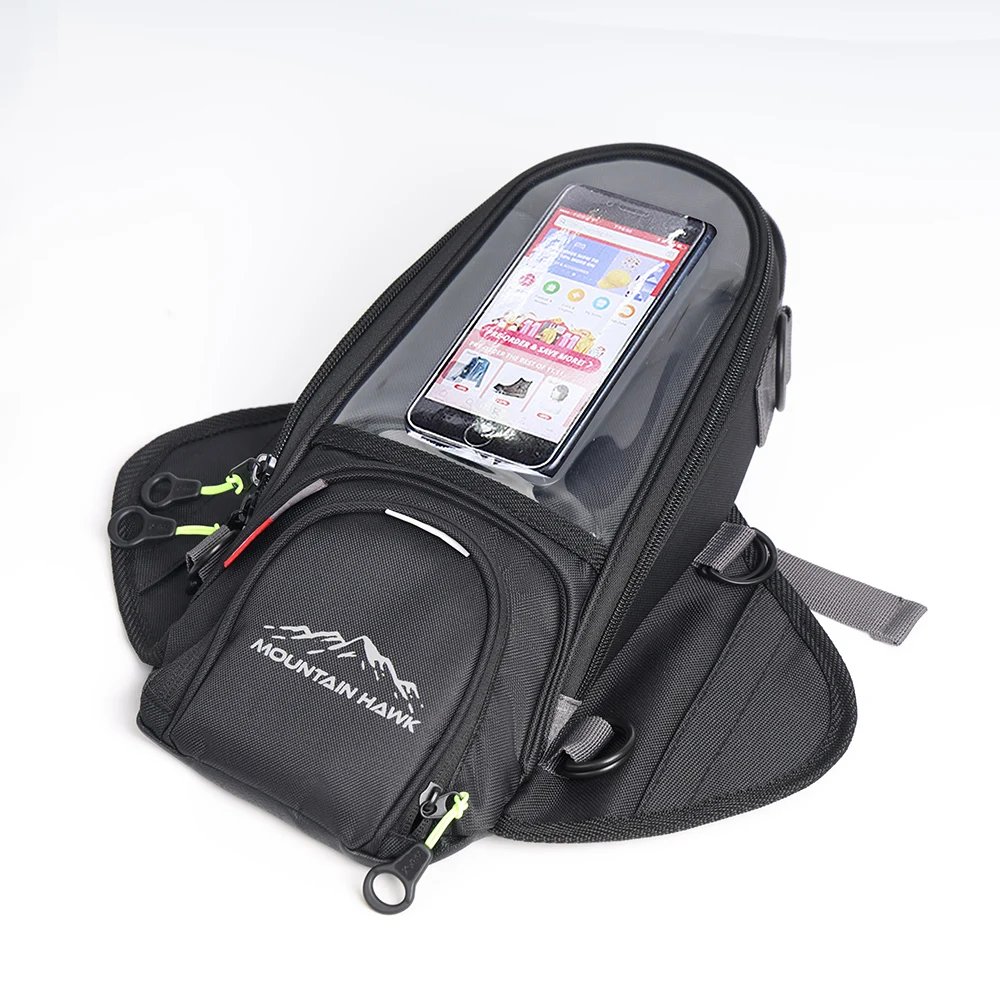 MOUNTAIN HAWK New Motorcycle Tank Bags Mobile Phone Navigation Motorbike Oil Tank Bag Fixed Straps Shoulder Bag
MOUNTAIN HAWK New Motorcycle Tank Bags Mobile Phone Navigation Motorbike Oil Tank Bag Fixed Straps Shoulder Bag
