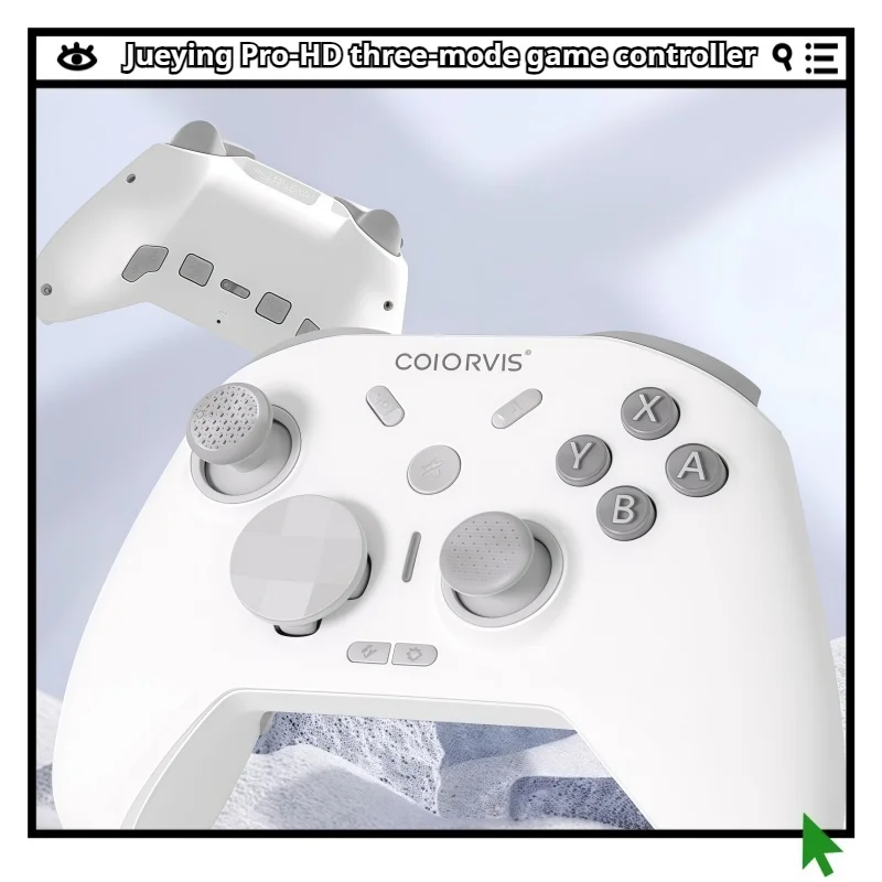Jueying Pro HD Game Controller Hall Joystick Trigger Hd Motor Assisted Aiming Three Mode Connection Amiibo Ergonomic Silky Touch
Jueying Pro HD Game Controller Hall Joystick Trigger Hd Motor Assisted Aiming Three Mode Connection Amiibo Ergonomic Silky Touch