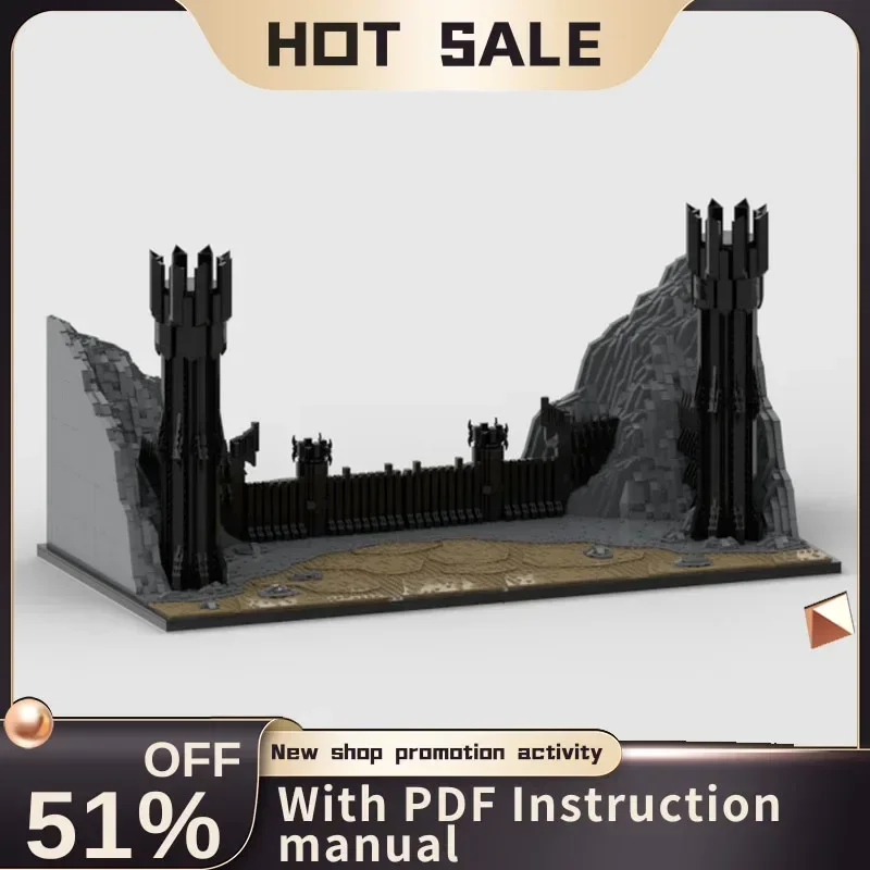 New 7404Pcs Famous The Rings Movie Series Moc Black Gate View Model Building Block Diy Creative Ideas Kid Toy Birthday Gifts
New 7404Pcs Famous The Rings Movie Series Moc Black Gate View Model Building Block Diy Creative Ideas Kid Toy Birthday Gifts