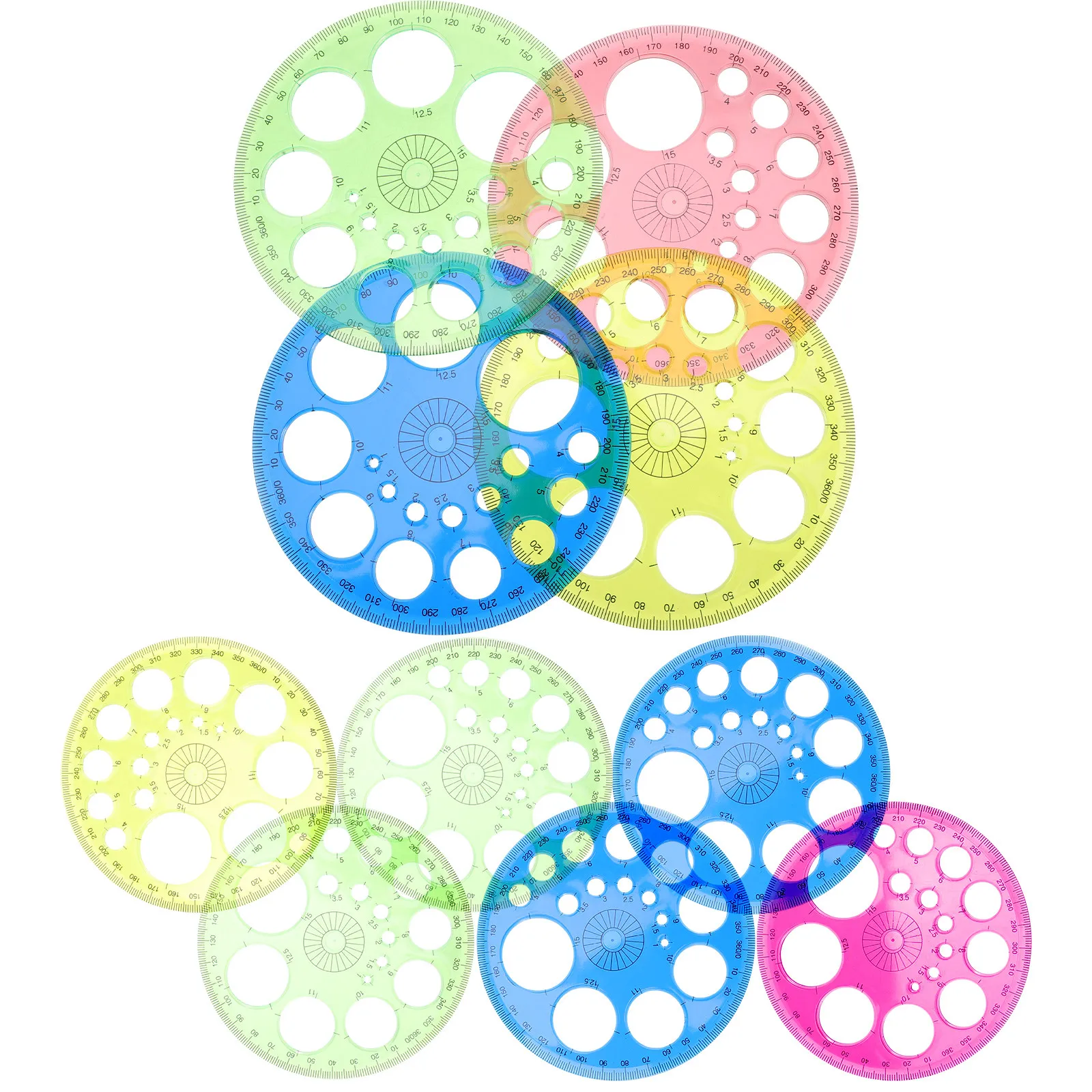 Набор из 10 многофункциональных транспортир-линейок для измерения углов, высокоточные, удобные, портативные, для обучения математике и офисного использования
Набор из 10 многофункциональных транспортир-линейок для измерения углов, высокоточные, удобные, портативные, для обучения математике и офисного использования