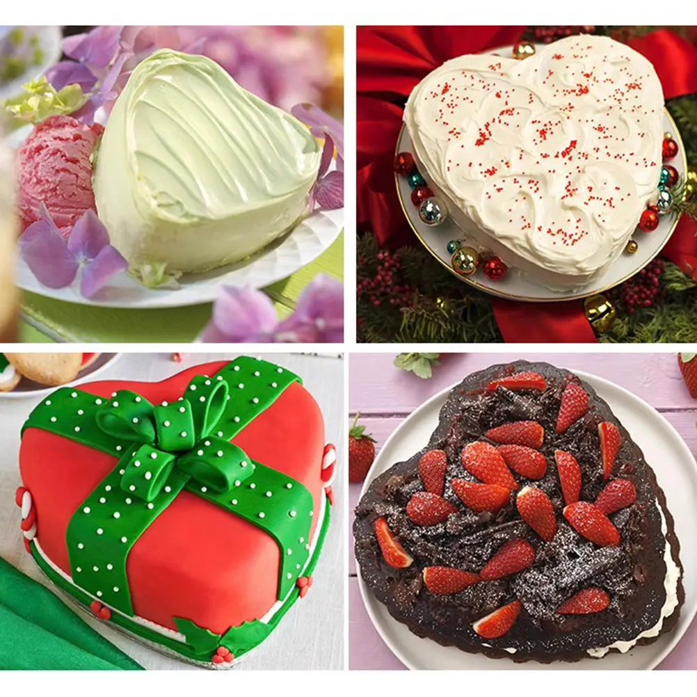 6pcs Heart Shaped Cake Mold 6 8 10 Inch Nonstick Removable Bottom Baking Aluminum Home Kitchen Party Wedding Bakeware
6pcs Heart Shaped Cake Mold 6 8 10 Inch Nonstick Removable Bottom Baking Aluminum Home Kitchen Party Wedding Bakeware