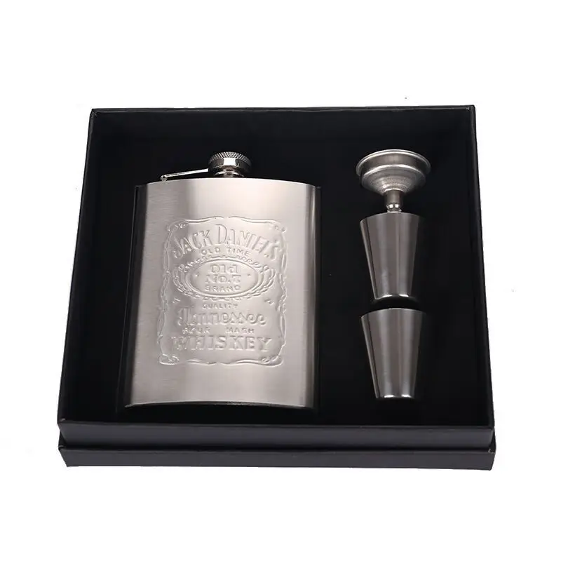 7oz Decor Hip Flask with Funnel Set Drinkware Whisky Pocket Screw Cap Wine Pot Stainless Steel Flagon Bottle Decoration for Home
7oz Decor Hip Flask with Funnel Set Drinkware Whisky Pocket Screw Cap Wine Pot Stainless Steel Flagon Bottle Decoration for Home