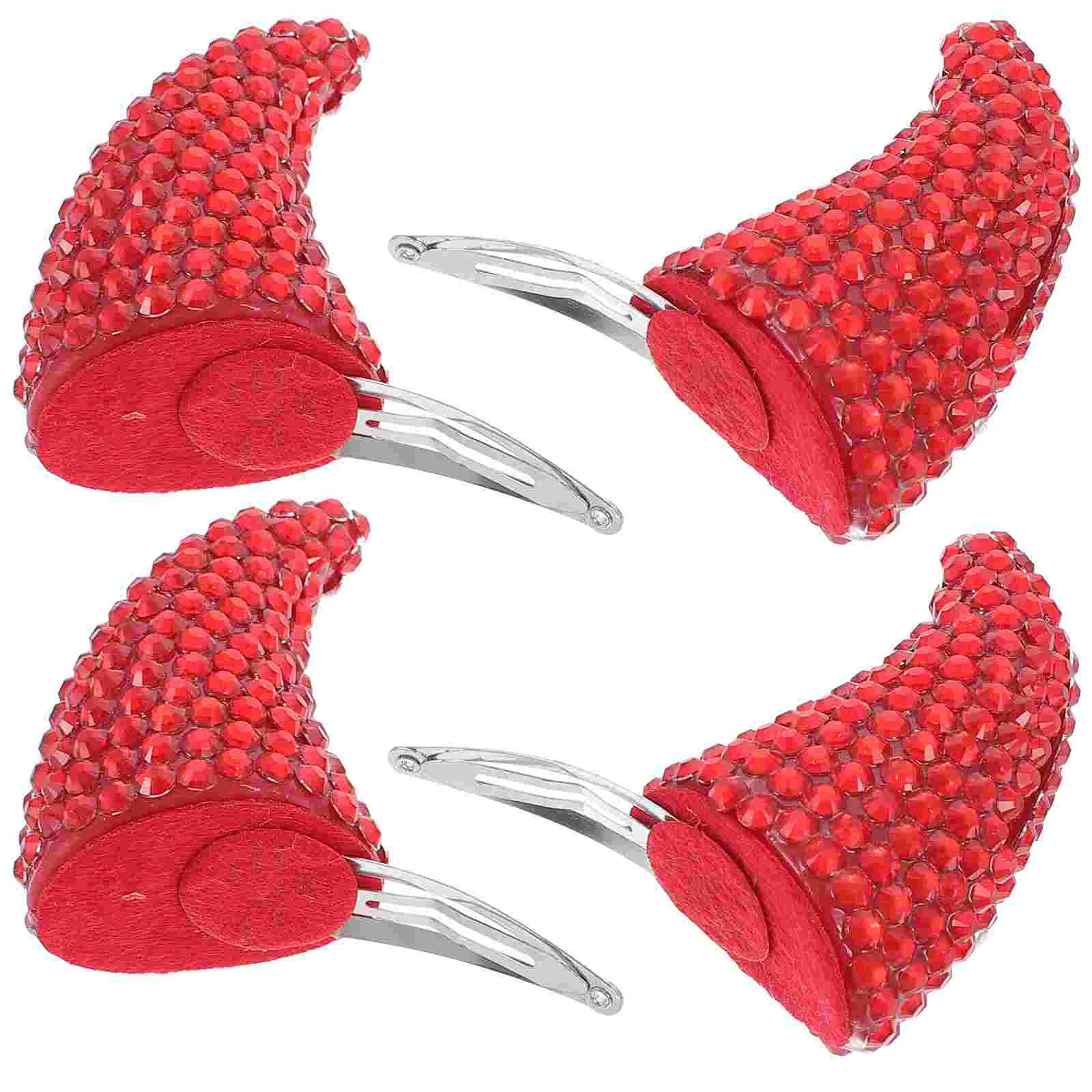 4 Pcs Halloween Hair Clips Party Ox Horn Headband Aldult Embellishments Red Plastic Bull Adornments Rhinestone
4 Pcs Halloween Hair Clips Party Ox Horn Headband Aldult Embellishments Red Plastic Bull Adornments Rhinestone