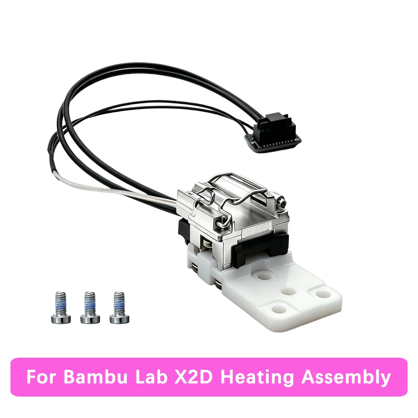 X2D Upgraded Hotend Heating Assembly For Bambu Lab X2D Hotend Heating Component + Heater Cartridge Thermistor For Bamboo P2S
X2D Upgraded Hotend Heating Assembly For Bambu Lab X2D Hotend Heating Component + Heater Cartridge Thermistor For Bamboo P2S