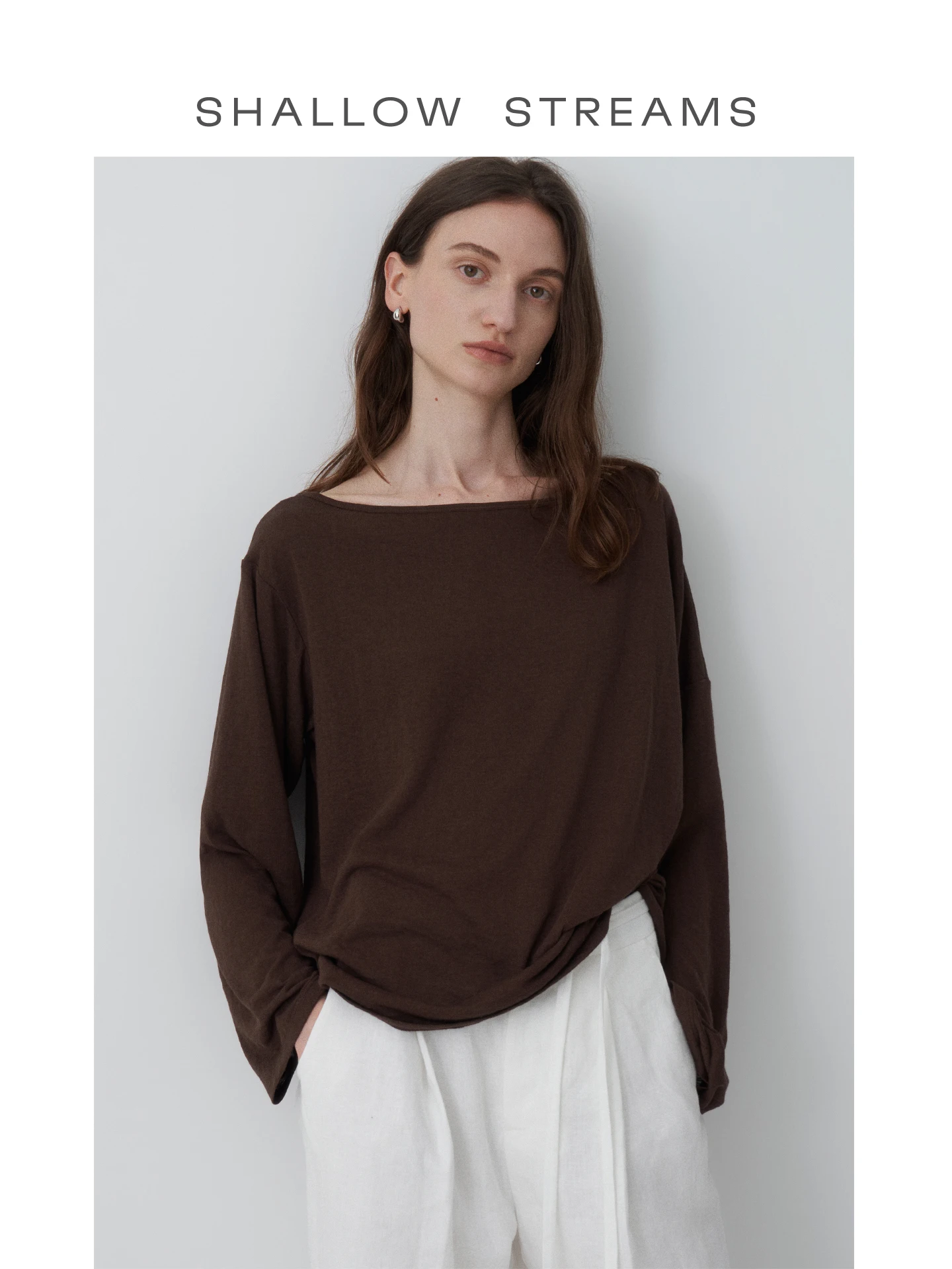 Shallow Streams Linen T-Shirt Breathable Long Sleeve Loose Fit Lightweight Summer Top Casual Style round Neck Polyester Blend
Shallow Streams Linen T-Shirt Breathable Long Sleeve Loose Fit Lightweight Summer Top Casual Style round Neck Polyester Blend
