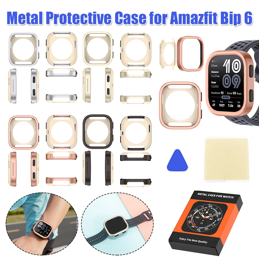 Металлический защитный чехол для Amazfit Bip 6, тонкий чехол для умных часов, защищающий от царапин, сменный жесткий чехол, подарок для друзей
Металлический защитный чехол для Amazfit Bip 6, тонкий чехол для умных часов, защищающий от царапин, сменный жесткий чехол, подарок для друзей