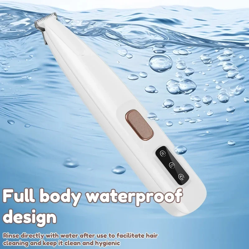 Dog Paw Trimmer with LED Light Fully Waterproof Pet Hair Trimmer with LED Display Dog Clippers for Grooming 18mm Widen Blade
Dog Paw Trimmer with LED Light Fully Waterproof Pet Hair Trimmer with LED Display Dog Clippers for Grooming 18mm Widen Blade