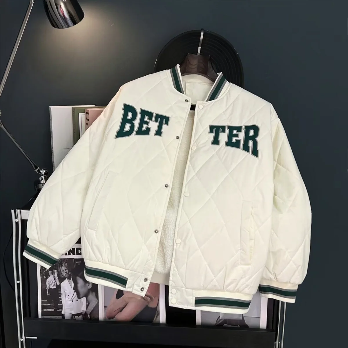 Winter Men's Cotton Jaet Bread Harajuku Sle Faionable Simple Design Daily Wear Long Sve Zipper Closure ex Coat
Winter Men's Cotton Jaet Bread Harajuku Sle Faionable Simple Design Daily Wear Long Sve Zipper Closure ex Coat