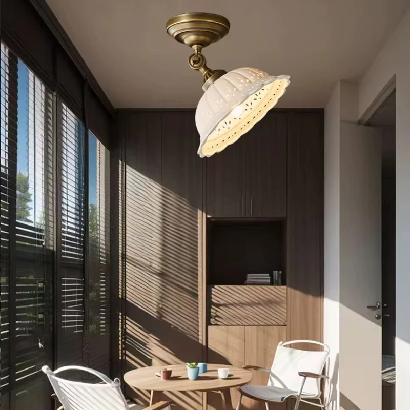 Italian LED Decor Ceiling Light Fashion High-end Copper Ceramic Glass Home Lamp Bar Bedroom Foyer Lighting Fixtures Dropshipping
Italian LED Decor Ceiling Light Fashion High-end Copper Ceramic Glass Home Lamp Bar Bedroom Foyer Lighting Fixtures Dropshipping