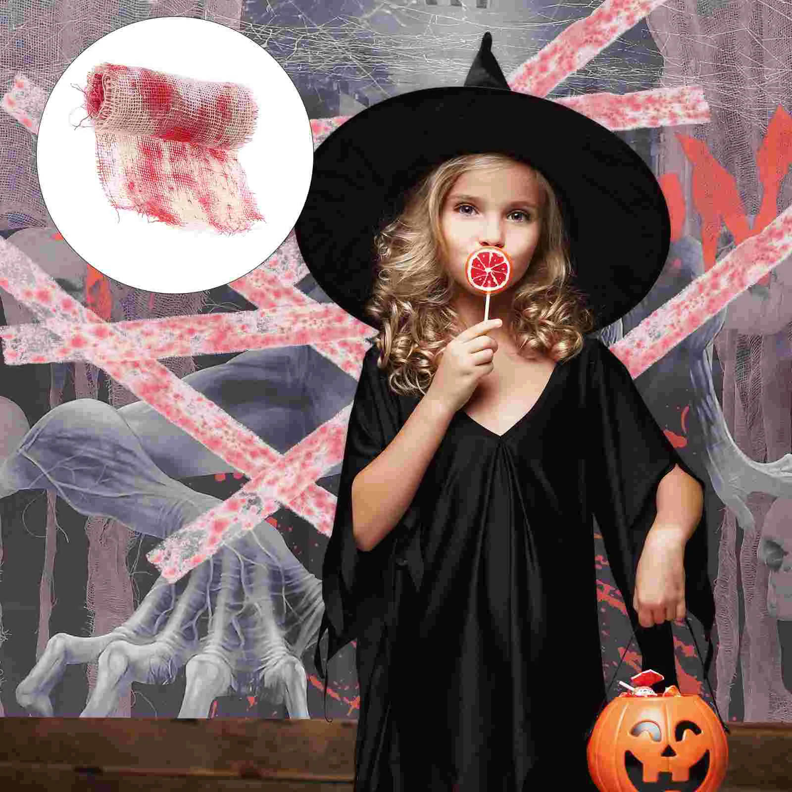 Halloween Blood Cloth Strip Isolation Tape Gauze Stained Warning Scene Decoration Props (8cmx1m) Party Ornament Bar Bloody
Halloween Blood Cloth Strip Isolation Tape Gauze Stained Warning Scene Decoration Props (8cmx1m) Party Ornament Bar Bloody