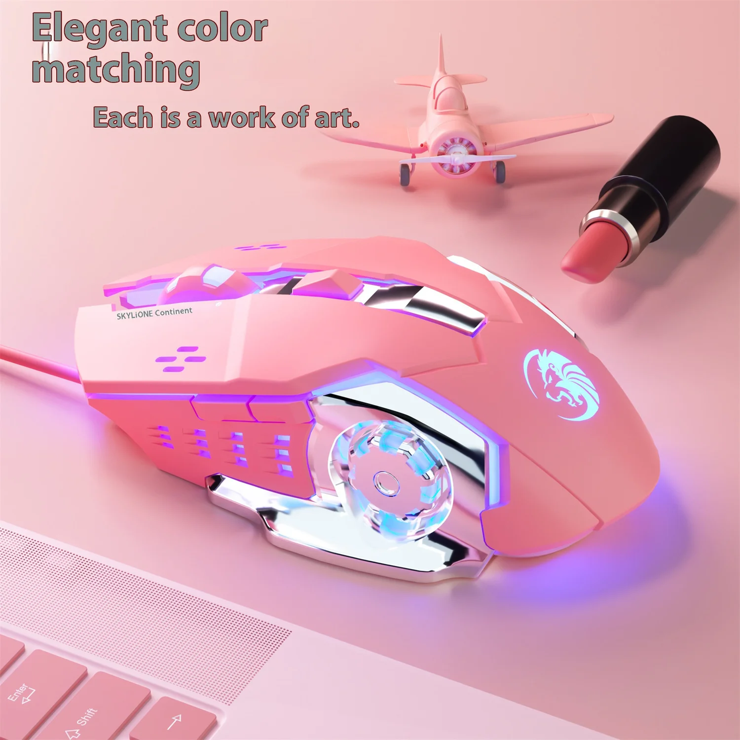 Проводная металлическая мышь Qiong Lion F5 с бесшумным звуком для игр, усиленным механическим ощущением 6D-спорта
Проводная металлическая мышь Qiong Lion F5 с бесшумным звуком для игр, усиленным механическим ощущением 6D-спорта