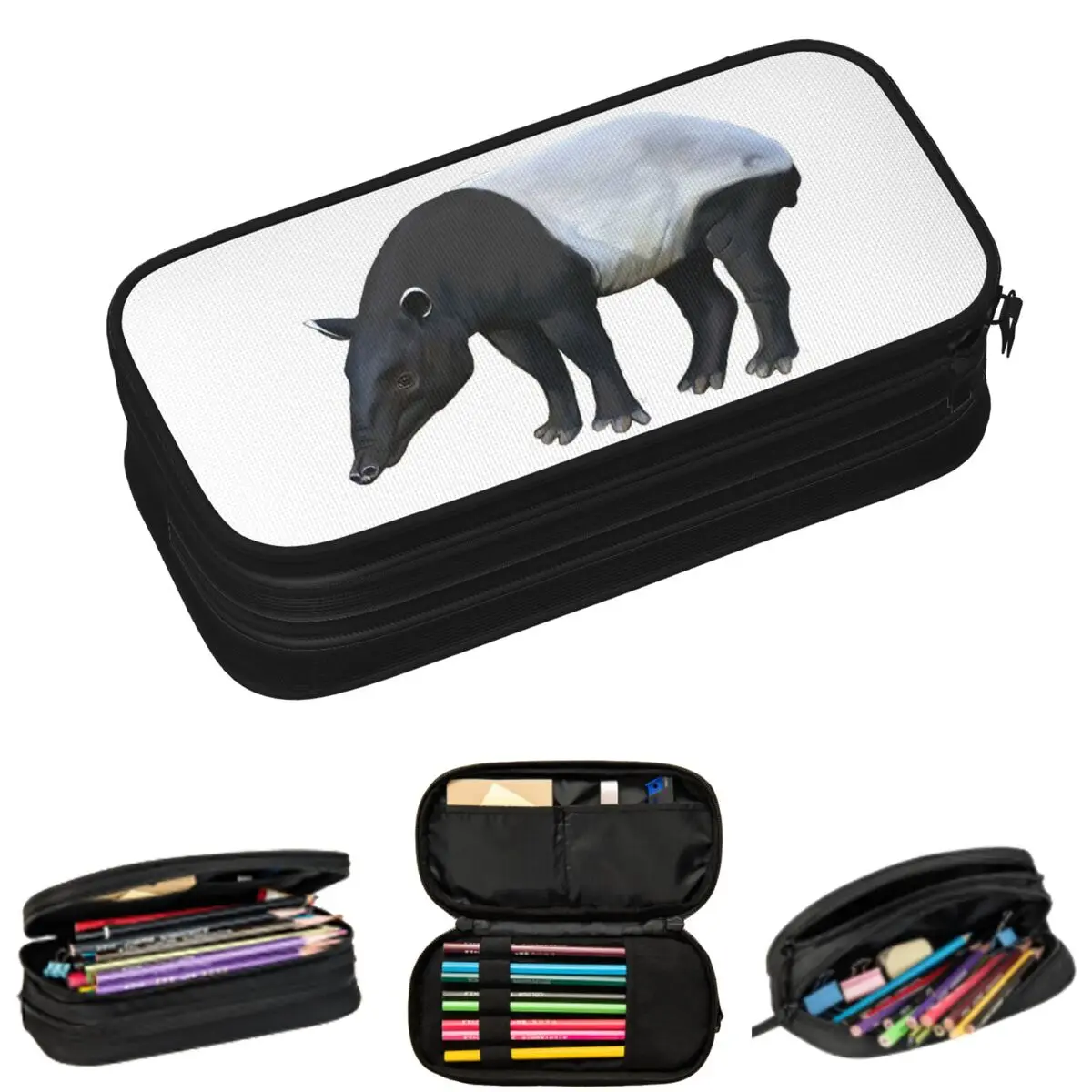 Malayan Tapir Pencil Cases for Student Gifts Pen Box Pencil Bag Large Storage Pencil Pouch
Malayan Tapir Pencil Cases for Student Gifts Pen Box Pencil Bag Large Storage Pencil Pouch