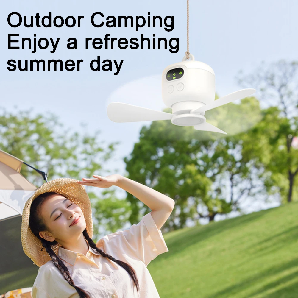 Hanging Fan Battery Operated Ceiling Fan with Light with Remote Control USB Rechargeable Fan 3 Wind Speed for Camping
Hanging Fan Battery Operated Ceiling Fan with Light with Remote Control USB Rechargeable Fan 3 Wind Speed for Camping