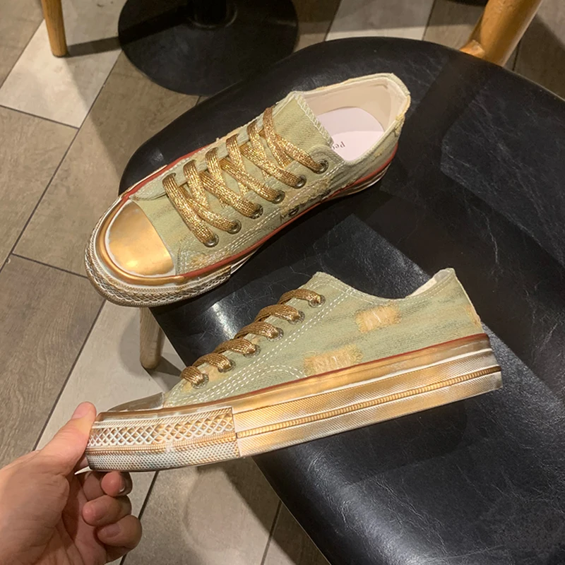 New Washed Denim Women's Shoes Fashion Sneakers Lace-up Comfortable Shoes Outdoor Multi-functional Shoes
New Washed Denim Women's Shoes Fashion Sneakers Lace-up Comfortable Shoes Outdoor Multi-functional Shoes